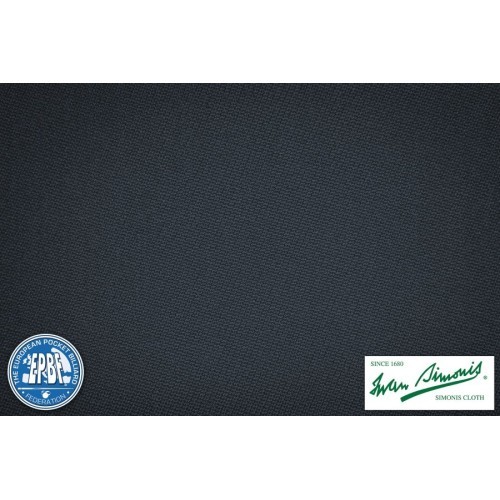 Billiard Cloth Simonis 760, 195 cm, slate-grey