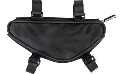 Bicycle frame bag FORCE Trinity, 0.8l, (black)