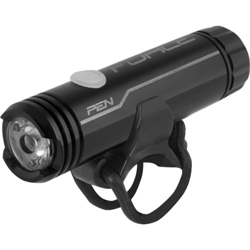 Передний фонарь FORCE Pen 200lm 1LED USB (чёрный)