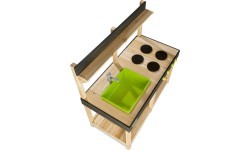 EXIT Yummy 100 wooden outdoor kitchen - naturel