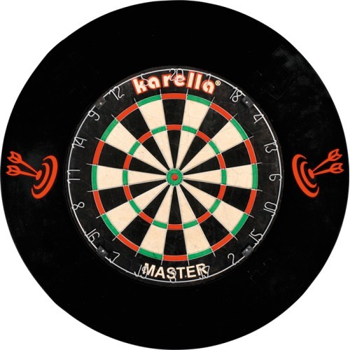 Šautriņu aizsarggredzens Catchring, melns, 4 gab.