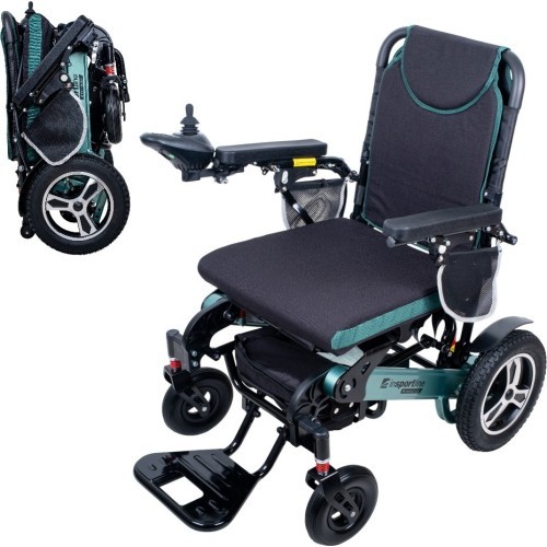 Elektriskais ratiņkrēsls inSPORTline Hawkie Basic II 500 W - Zaļš