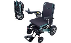 Elektriskais ratiņkrēsls inSPORTline Hawkie Basic II 500 W - Zaļš