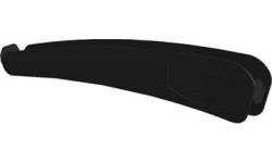 Bended strip chain guard black