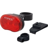 Aizmugurējais lukturis FORCE TRI 3LED, 3 funkcijas