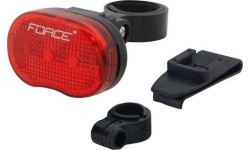 Aizmugurējais lukturis FORCE TRI 3LED, 3 funkcijas