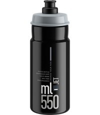 Elite Jett Water Bottle 550ml (black/grey logo)