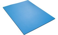 Double-Layer Mat Yate Fitness Maxi, 12 mm, 95x70x1,2 cm - Black/Blue