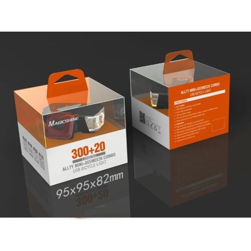 MagicShine ALLTY Mini 300 + SEEMEE 20 Front and Rear Light Set