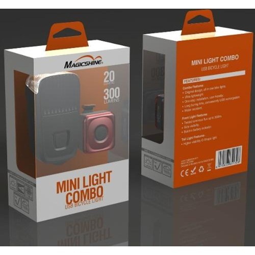 MagicShine ALLTY Mini 300 + SEEMEE 20 Front and Rear Light Set