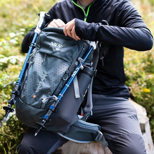 Туристический рюкзак NC1925 Wayfarer 35 л, серый, Nils Camp