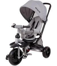 Trīsritenis bērniem Jet Light Dark Grey Lorelli