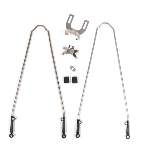 SKS Velo 28" 45mm Mudguards for V-brakes, with Stays (Glossy Black)