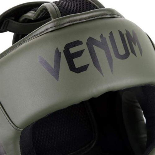 Боксёрский шлем Venum Elite - Хаки/Чёрный