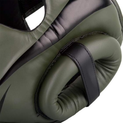 Boksa ķivere Venum Elite - Khaki/Melna