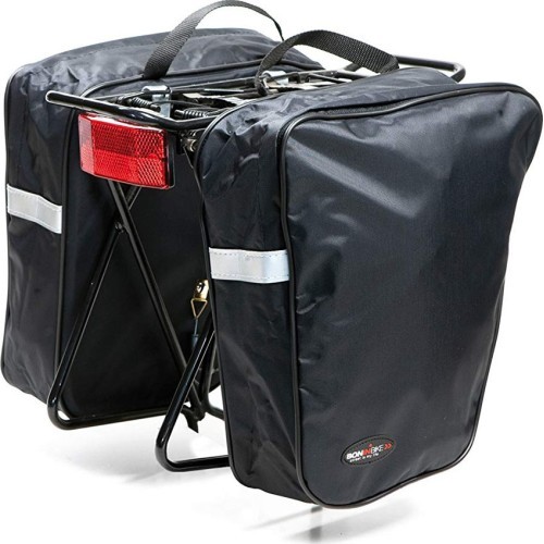 Bicycle Rear Rack Bag BONIN 2x15l (black)