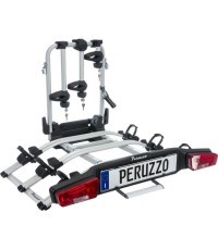 Багажник для велосипедов Peruzzo Zephyr на 3 велосипеда, E-BIKE, на фаркоп (алюминиевый)