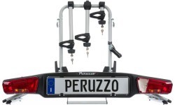 Peruzzo Zephyr Towbar Bike Rack for 3 Bikes, E-BIKE, Aluminium
