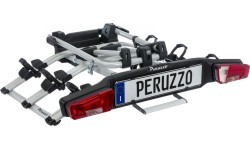 Peruzzo Zephyr velosipēdu turētājs 3 velosipēdiem, E-BIKE, uz sakabes (alumīnija)