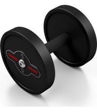 Gumijota hantele Marbo - 5 kg, melna
