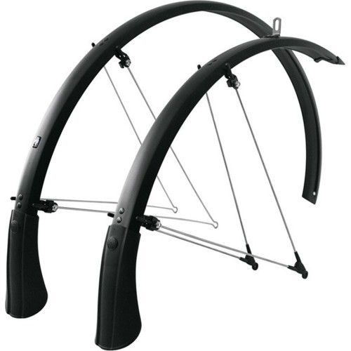 Dubļusargu komplekts SKS Bluemels 28" 45mm (matēti melni)