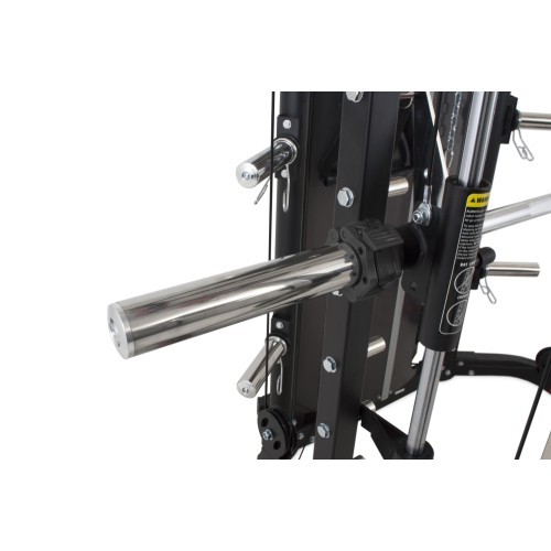 Daudzfunkcionāls trenažieris Pivot Fitness FSM-400 Functional Smith Machine, melns