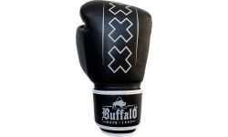 Боксёрские перчатки Buffalo Outrage чёрно-белые 12oz