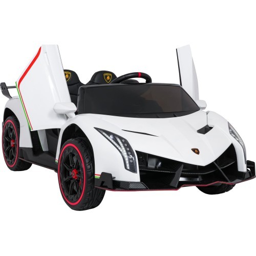 Elektromobilis Lamborghini Veneno, balts
