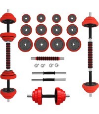 SGGX30 HANTEĻU KOMPLEKTS-BARBELL HMS - 20 kg