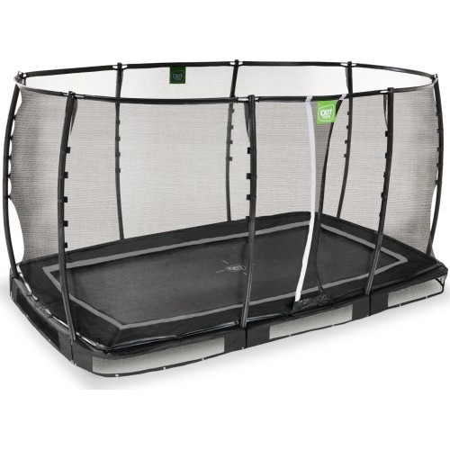 EXIT Allure Premium iegremdējamais batuts 214x366 cm, melns