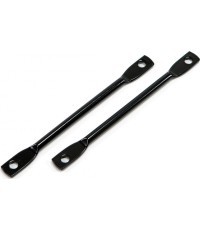 Galinės dviračio bagažinės tvirtinimo plokštelės 125mm, 2 vnt.