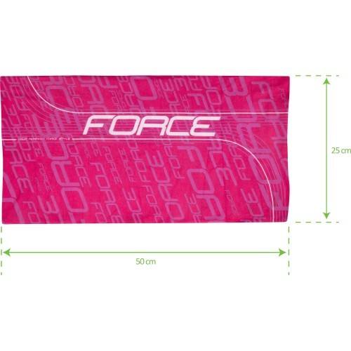 Многофункциональная бандана FORCE Summer UNI (розовая)