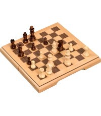 Дорожный шахматный набор Philos деревянный, магнитный 17x8.5cm