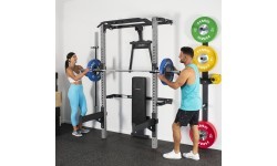 KLT22 MULTIFUNCTIONAL FOLDING POWER RACK SILVER HMS
