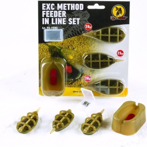 Extra Carp metodes kratīšanas komplekts ar formu, 20,25,30g
