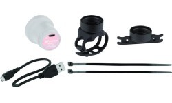Aizmugurējais lukturis FORCE GLITZ 20LM 20LED USB