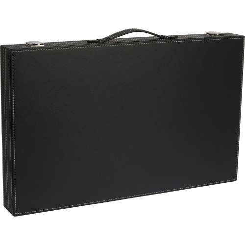 Backgammon Set Buffalo, Black, 46 x 30 cm