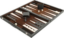 Backgammon Set Buffalo, Black, 46 x 30 cm
