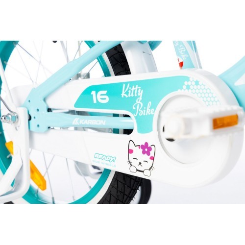Karbon Kitty 16 bike turquoise-white
