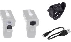 Передний фонарь FORCE Alert 350LM, USB-C, со звуковым сигналом