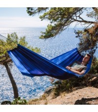 Šūpuļtīkls Amazonas Light Silk Traveller, zils