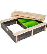 Песочница с выходом Aksent Песочница 94x77x20 см