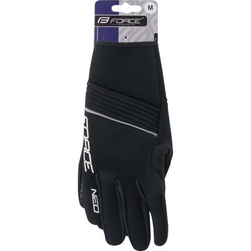 Cimdi FORCE Neo ziemas (melni) XL