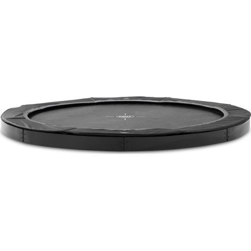 EXIT InTerra iegremdējams zemē sporta batuts ø427 cm, melns