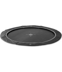 EXIT InTerra iegremdējamais sporta batuts ø366 cm – melns