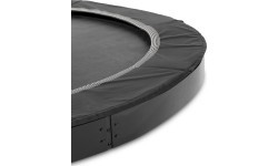EXIT InTerra ground-level sports trampoline ø366cm - black