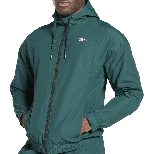 Мужской спортивный костюм Reebok TS Tracksuit зелёный HI0559