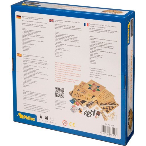 Philos wooden game set 100. 35.5x35.5cm