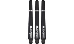 Šautriņu kāti Unicorn Gripper 4 Black Medium, 3 gab.