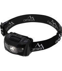 LED galvas lukturis Cattara, melns, 80 lm